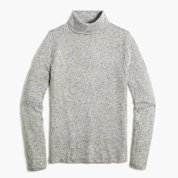 J. Crew Sweaters - J. Crew Cozy Yarn Turtleneck Sweater in Marbled Gray Size XS